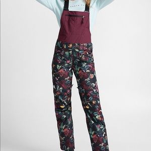 The North Face rare shred romper bib snow pants